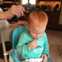 Brooks's First Haircut